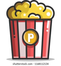 Bucket of popcorn