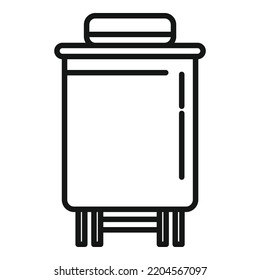 Bucket Product Icon Outline Vector. Milk Production. Good Food