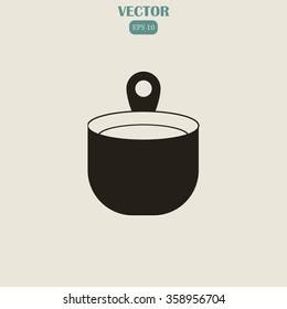 Bucket for sauna