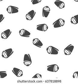 Bucket seamless pattern. Vector illustration for backgrounds