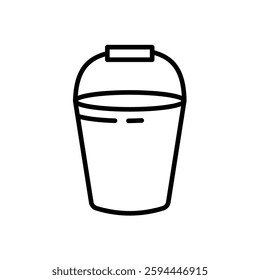 Bucket - simple vector icon