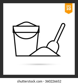 Bucket and spade