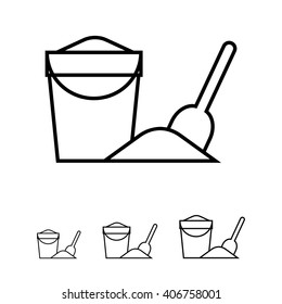 Bucket and spade
