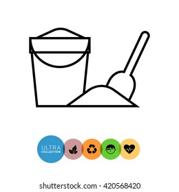 Bucket and spade