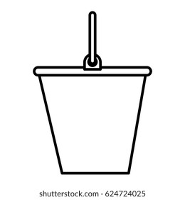 bucket tool isolated icon