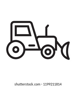 Bucket tractor having small bucket for carrying soil in it 
