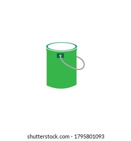 bucket vector design ilustration icon templat
