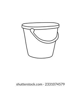 Cubo. Cubo vectorial dibujado a mano. Ilustración vectorial dibujada a mano en estilo doodle, aislada en un fondo blanco. Estilo Doodle. El vector esboza un elemento aislado para el diseño.