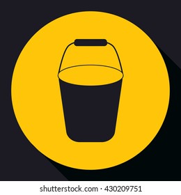 Bucket - vector icon.