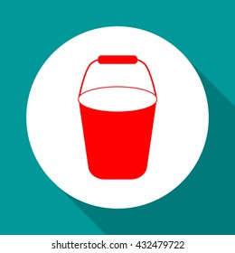 Bucket - vector icon.