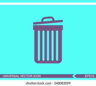 Bucket vector icon.