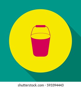 Bucket - vector icon.