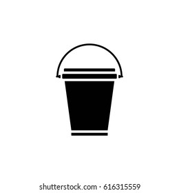 bucket vector icon
