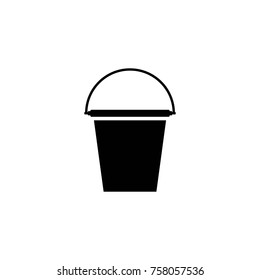 bucket vector icon