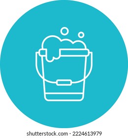 Bucket vector icon. Can be used for printing, mobile and web applications.