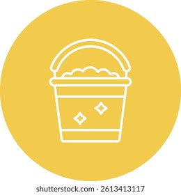 Bucket vector icon. Can be used for printing, mobile and web applications.