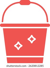 Bucket vector icon. Can be used for printing, mobile and web applications.
