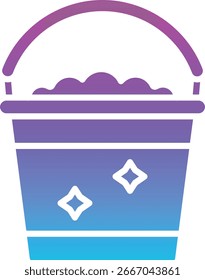 Icono de Vector de cubo. Se puede utilizar para aplicaciones de impresión, móviles y de Web.