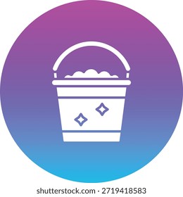 Icono de Vector de cubo. Se puede utilizar para aplicaciones de impresión, móviles y de Web.
