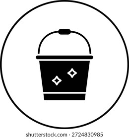 Icono de Vector de cubo. Se puede utilizar para aplicaciones de impresión, móviles y de Web.