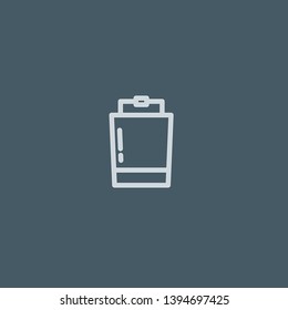 Bucket vector icon. Bucket concept stroke symbol design. Thin graphic elements vector illustration, outline pattern for your web site design, logo, UI. EPS 10.