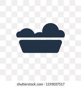 Bucket vector icon isolated on transparent background, Bucket transparency concept can be used web and mobile