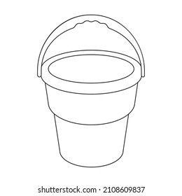 18,409 Bucket vector outline white Stock Vectors, Images & Vector Art ...