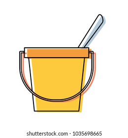 bucket vector illustration