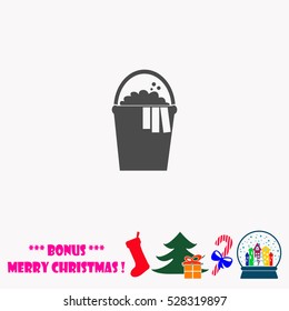 Bucket  vector illustration.