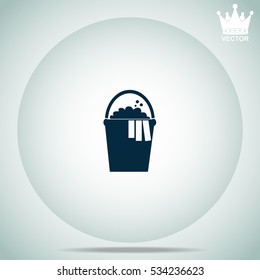 Bucket  vector illustration.
