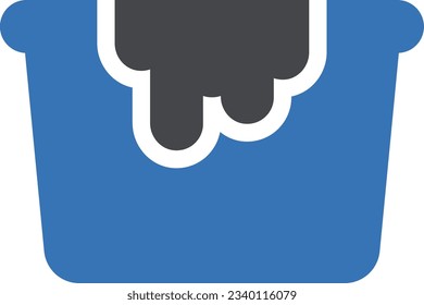 ilustración de vectores de cubos en un fondo transparente.Símbolos de calidad premium.Icono vector glifos para el diseño de conceptos y gráficos. 
