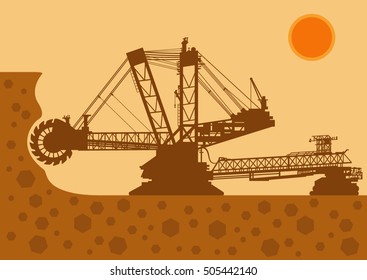 bucket wheel excavator