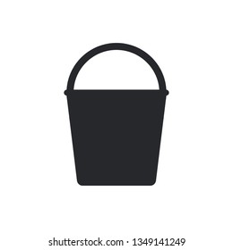 bucketful flat vector icon