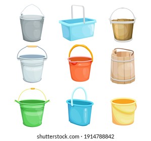 Premium Vector  Metal bucket sketch hand drawn water container