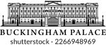 buckingham palace vector design art