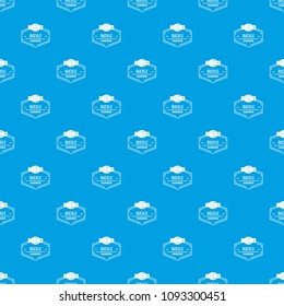 Buckle connect pattern vector seamless blue repeat for any use