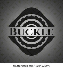 Buckle dark emblem. Vector Illustration. Detailed. 