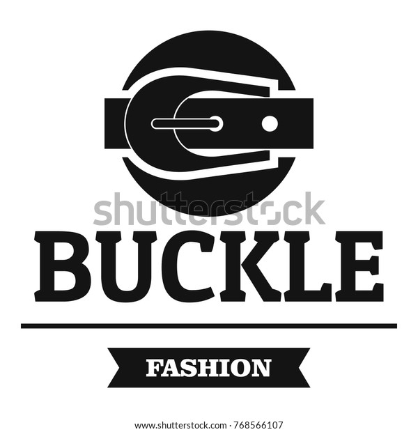 Buckle Garment Logo Simple Illustration Buckle เวกเตอร์สต็อก (ปลอดค่า