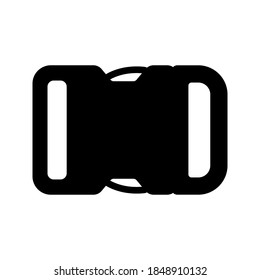 buckle icon. backpack buckle vector. vector illustration
