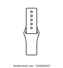 buckle icon. backpack buckle vector. vector illustration