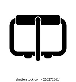 buckle icon. backpack buckle vector. vector illustration