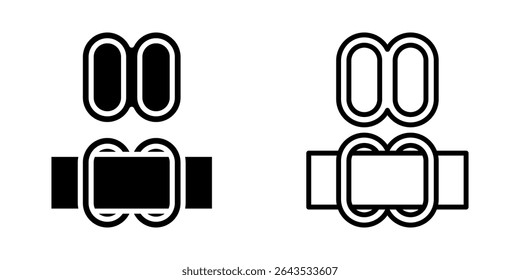 buckle icon on white background
