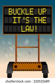 Buckle Up It's The Law, Electronic Highway Bulletin Board