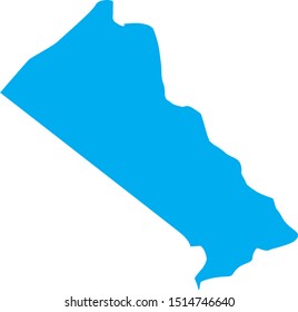 bucks County map in Pennsylvania state