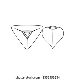 buckwheat icon. Element of nuts for mobile concept and web apps icon. Outline, thin line icon for website design and development, app development