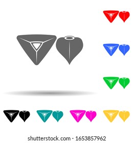 buckwheat multi color style icon. Simple glyph, flat vector of nuts icons for ui and ux, website or mobile application
