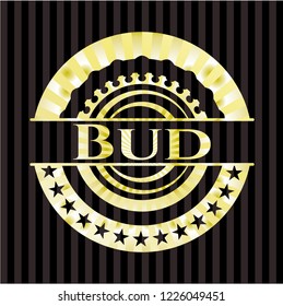 Bud gold shiny emblem