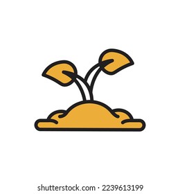 Bud Icon Simple Vector Illustration