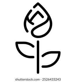 Bud icon for web, app, infographic, etc