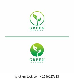 Bud Plant Eco Green Logo Design Stock Vector (Royalty Free) 1536127613 ...